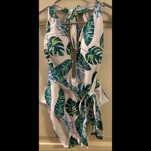 Tropical One Piece Swimsuit